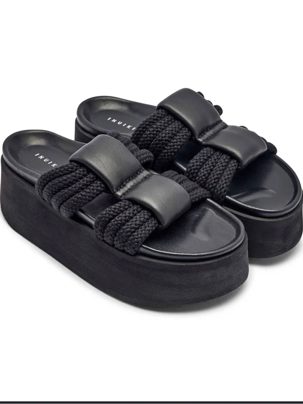 Inuikii Cord Athena Platform Slide Sandals